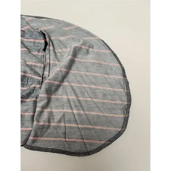 Maurices 24/7 Striped Navy Blue/Red Wide Leg Cropped Jumpsuit Size Small - Picture 7 of 7